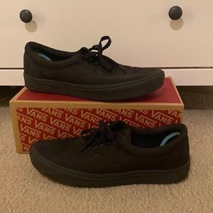 Black Comfy Cush Vans Eras